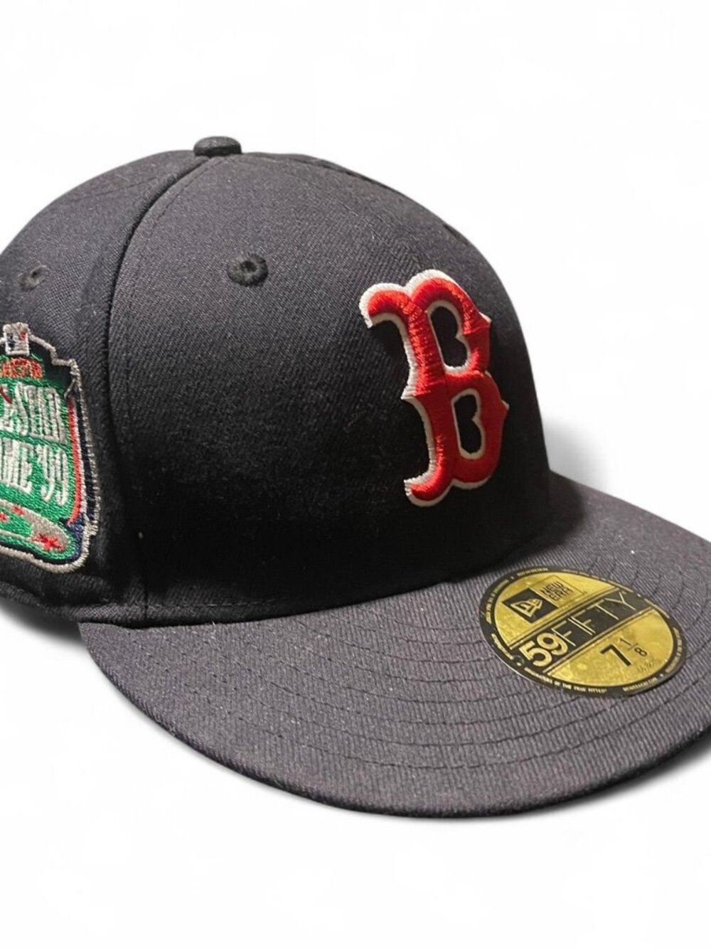 New Era 59FIFTY Boston Red Sox 1999 All-Star Game Patch Hat Pink Bottom - 7 1/8